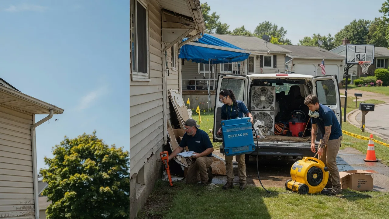 Ceiling Leak Cleanup in Houghton Lake Heights, MI near me
